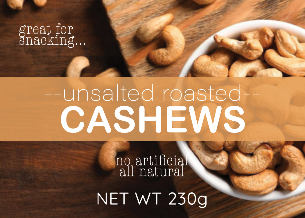 Unsalted Roasted Cashews